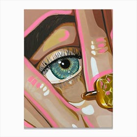 Eye Of Gold Canvas Print