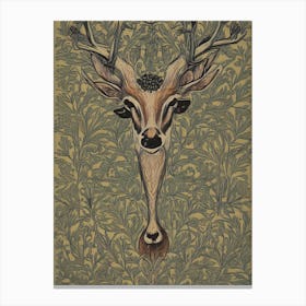 Deer Head 1 Canvas Print