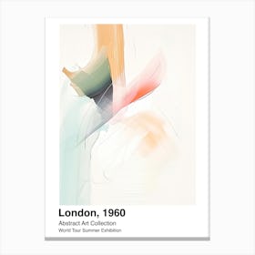 World Tour Exhibition, Abstract Art, London, 1960 10 Canvas Print