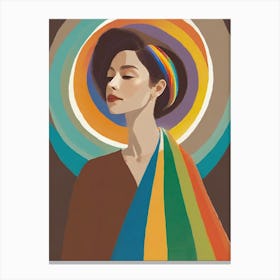 Rainbow Woman 3 Canvas Print