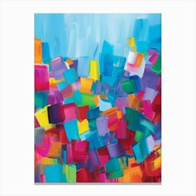 Abstract Squares 21 Canvas Print