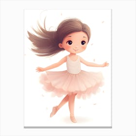 Little Ballerina 3 Canvas Print