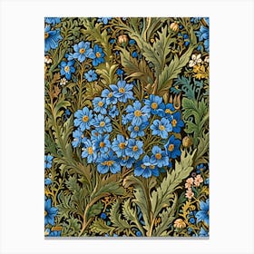 William Morris Forget Me Not Canvas Print