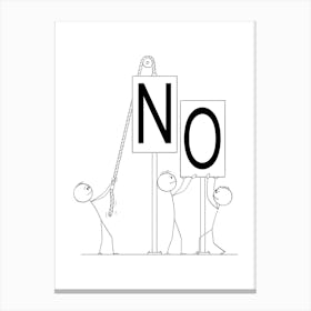 No Sign Canvas Print