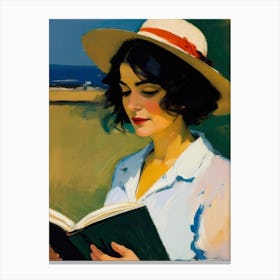 Summer Reading Canvas Print