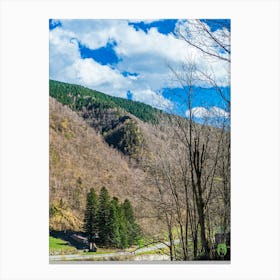 View Of A Mountain Valley 20230415172028pub Canvas Print