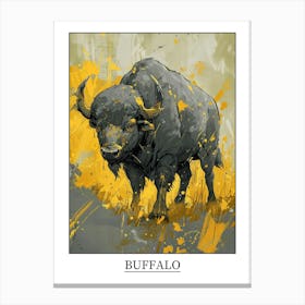 Buffalo Precisionist Illustration 1 Poster Canvas Print