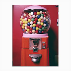Bubble Gum Machine Retro Summer Photography 0 Canvas Print