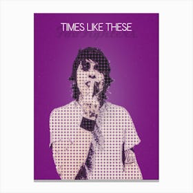 Times Like These Foo Fighters Dave Grohl Canvas Print