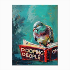 Pooping On People 1 Canvas Print