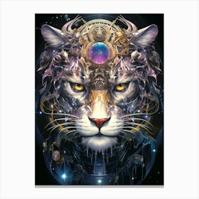 Psychedelic Tiger 1 Canvas Print