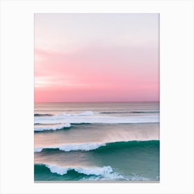 Blueys Beach, Australia Pink Photography 2 Canvas Print