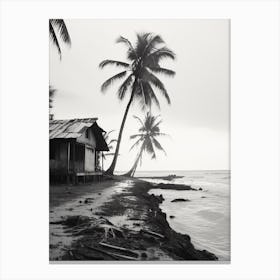 Samoa, Black And White Analogue Photograph 3 Canvas Print
