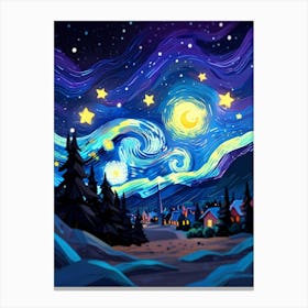 Starry Night 196 Canvas Print