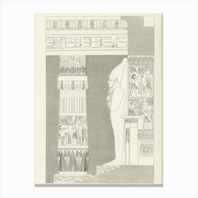 Egyptian Pattern, Albert Racine Canvas Print