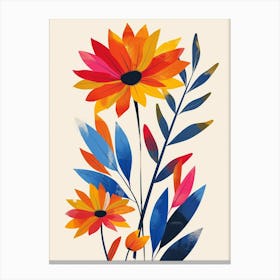 Namaqualand Daisy Groovy 13 Canvas Print