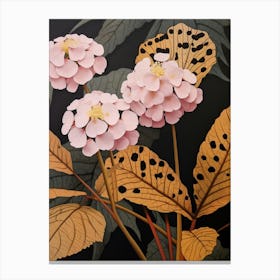 Flower Illustration Lantana 2 Canvas Print