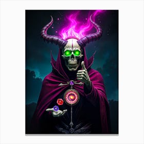 The Arcane Gambler Canvas Print