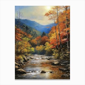 Smoky Mountain Stream Canvas Print