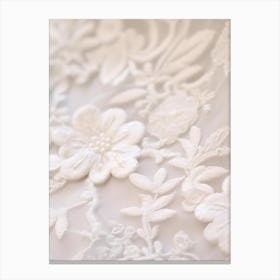 White Lace Canvas Print