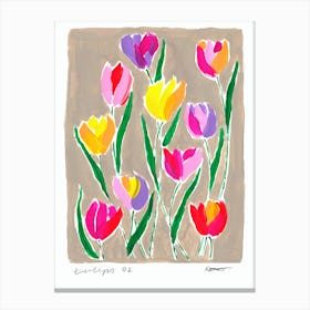 Tullips Flowers Canvas Print