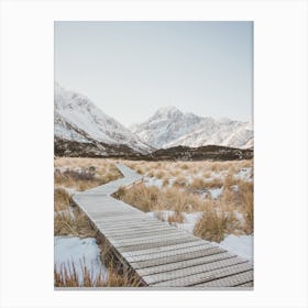 Path Through Valley Canvas Print