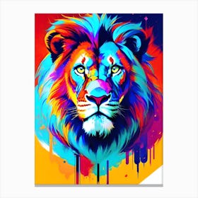Lion Painting 5 Canvas Print