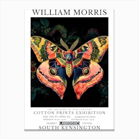 William Morris Exhibition Insects Series 13 Canvas Print