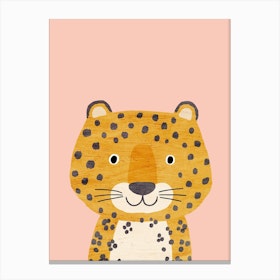 Leopard Pink Canvas Print