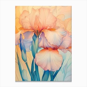 Iris Painting Canvas Print