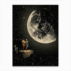 Talking To The Moon Canvas Print