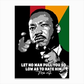 MLK Quotes Activist Canvas Print