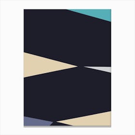 Triangles Minimal Abstract Canvas Print