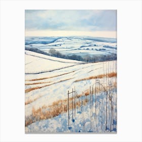 The South Downs England 4 Canvas Print