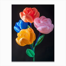 Bright Inflatable Flowers Camellia 2 Canvas Print