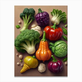 Fresh Vegetables Canvas Print