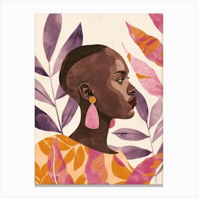 Portrait Of African Woman 33 Canvas Print