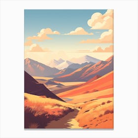 Kepler Track New Zealand 1 Hiking Trail Landscape Canvas Print