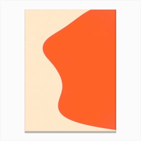 Orange Abstract I Canvas Print