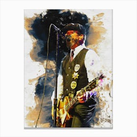 Smudge Of Mike Ness Live Canvas Print