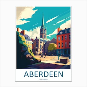 Scotland Aberdeen Travel 1 Canvas Print