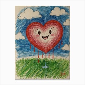 Heart Balloon 17 Canvas Print