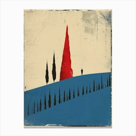 Red Tower Canvas Print