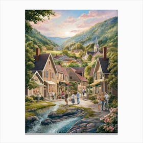 Village Canvas Print