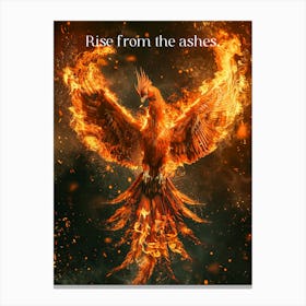 Rise From The Ashes 1 Canvas Print