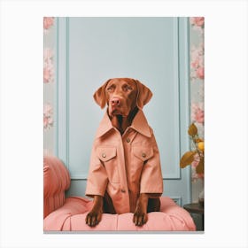 A Labrador Retriever Dog 4 Canvas Print