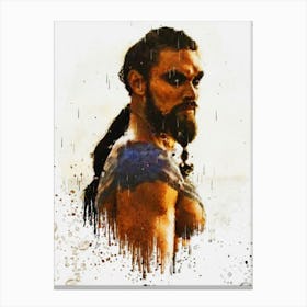 Khal Drogo Game Of Thrones Painting Canvas Print