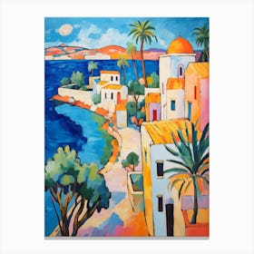 Hurghada Egypt 4 Fauvist Painting Canvas Print