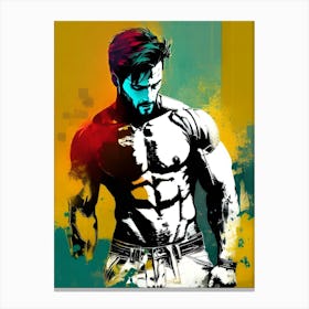 Muscular Man 1 Canvas Print