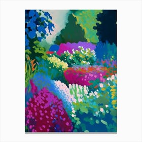 Monet S Garden, Usa Abstract Still Life Canvas Print